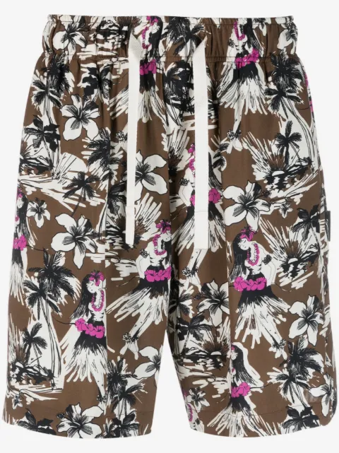 Palm Angels all-over graphic-print shorts
