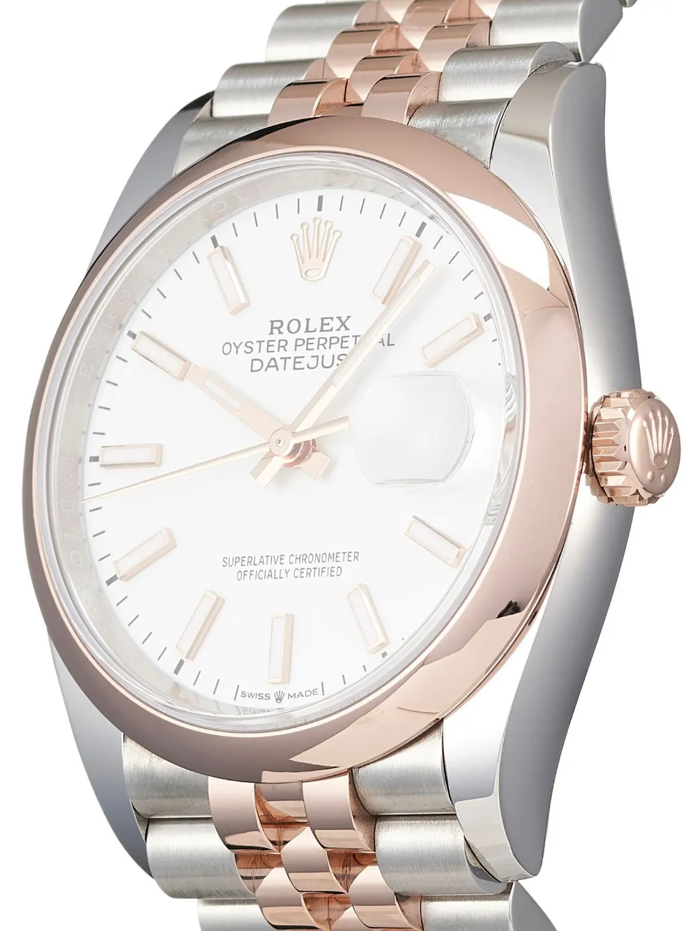 Rolex 2023 ongedragen Datejust horloge - Wit