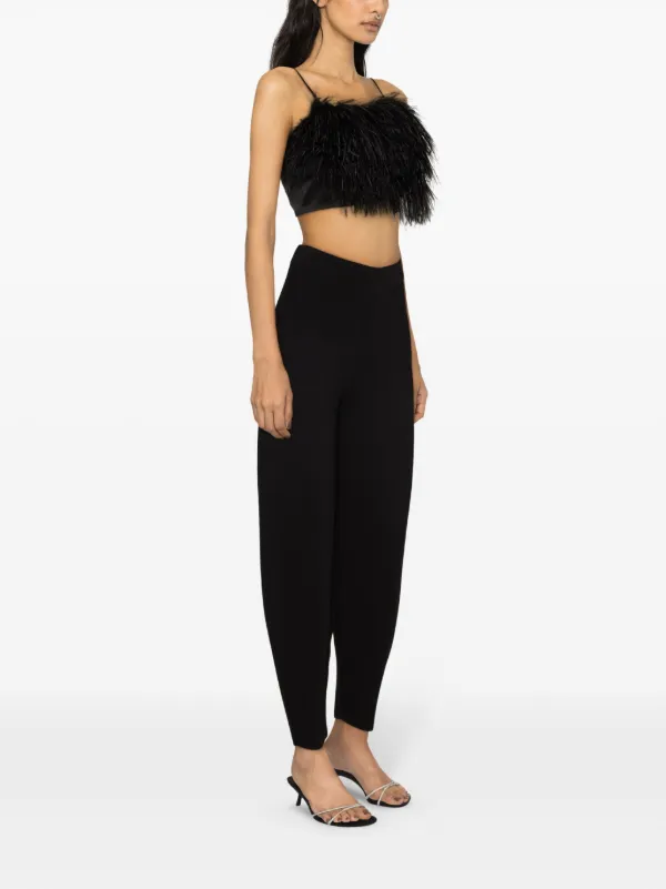 パンツ GAUGE81 SS24 CIVIS PANT (1.24.1.2 100 BLACK) GAUGE81 Civis high-waist Tapered Trousers | Black | FARFETCH