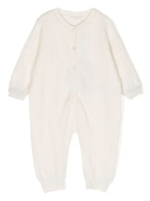 Dolce & Gabbana Kids patterned-jacquard crew-neck pyjamas