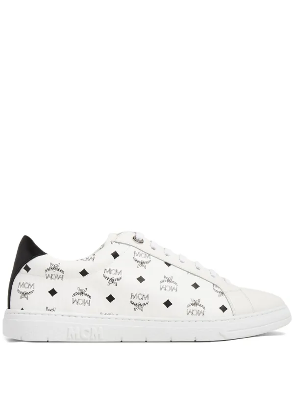 Mcm slip on on sale sneakers