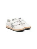 Golden Goose Kids Ball Star touch-strap sneakers - White