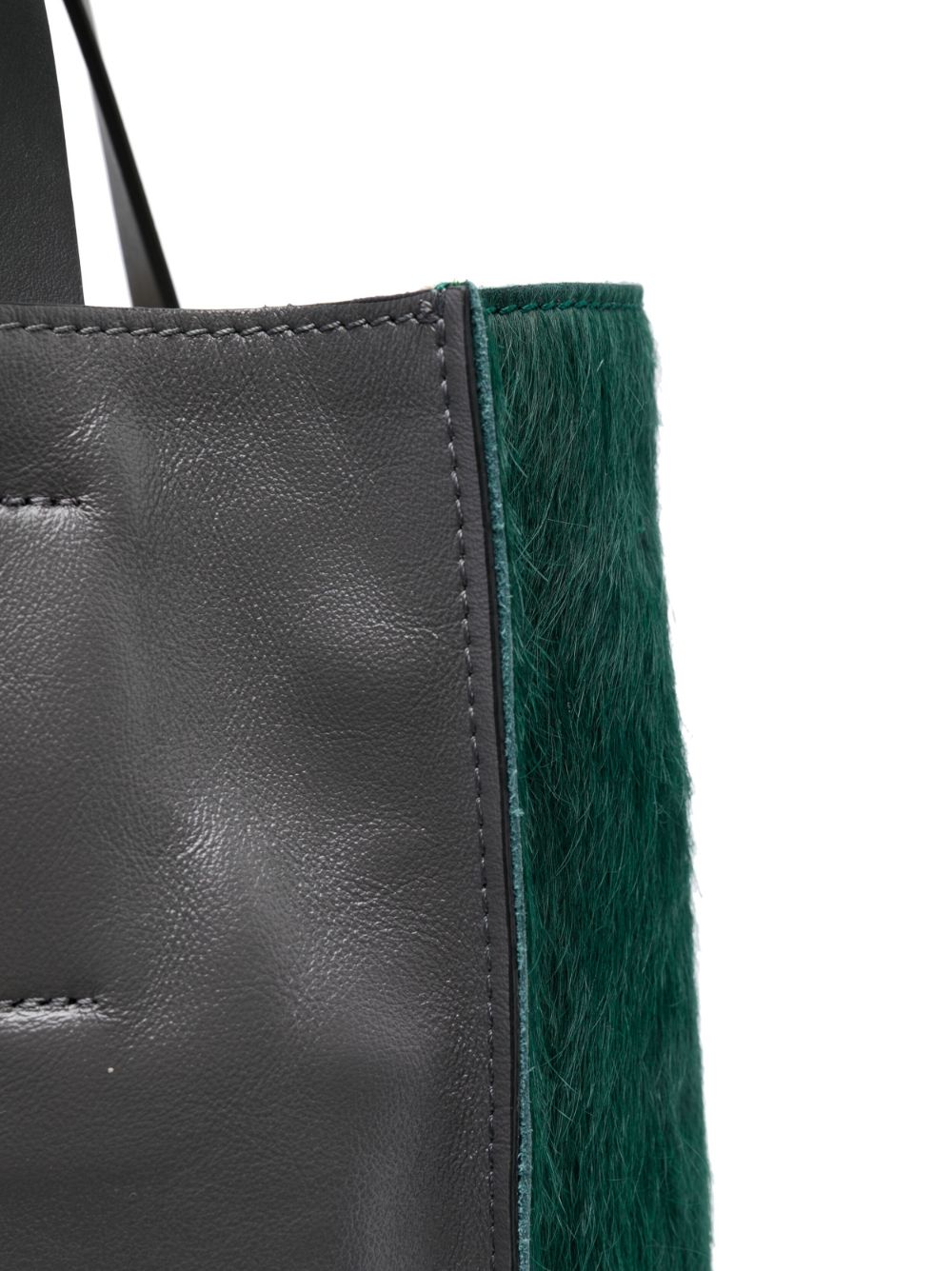 Marni rectangle-frame leather tote bag Women