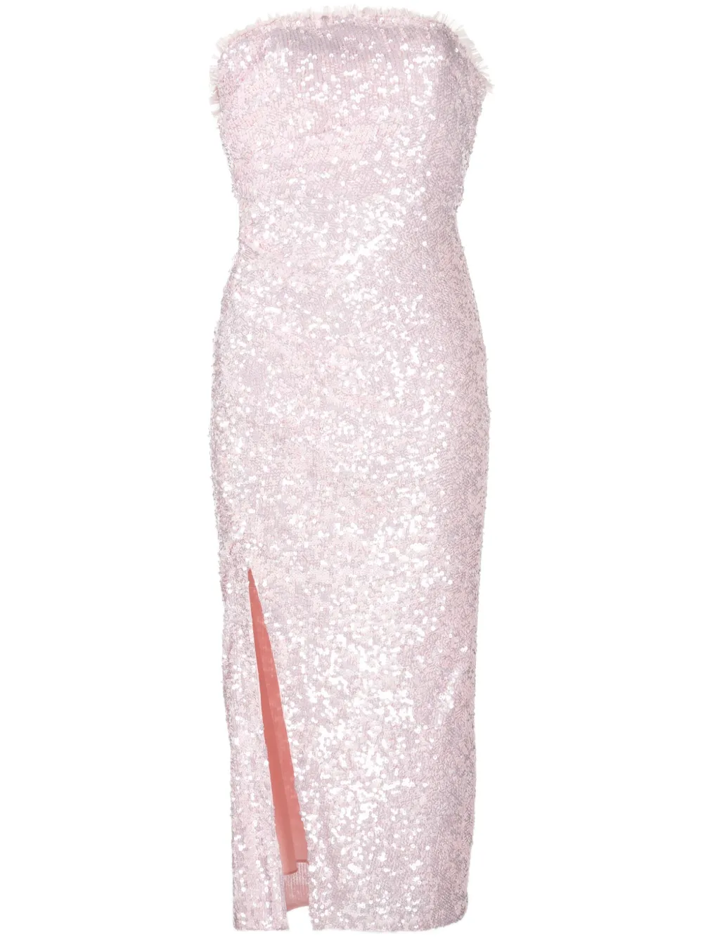 Needle & Thread Stellar Gloss sequin-embellished strapless gown | Pink | Image 1