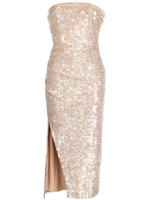 Needle & Thread Stellar Gloss strapless dress