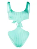 Noire Swimwear cut-out swimsuit - Blue