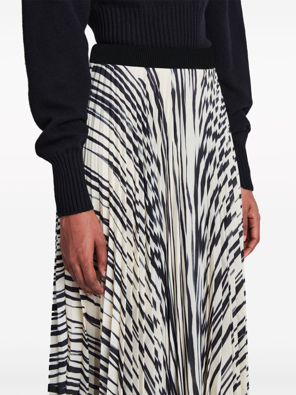 Proenza Schouler Korine chiffon-crepe pleated skirt Women