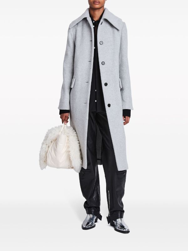 Proenza Schouler Louise Virgin wool blend Coat Farfetch