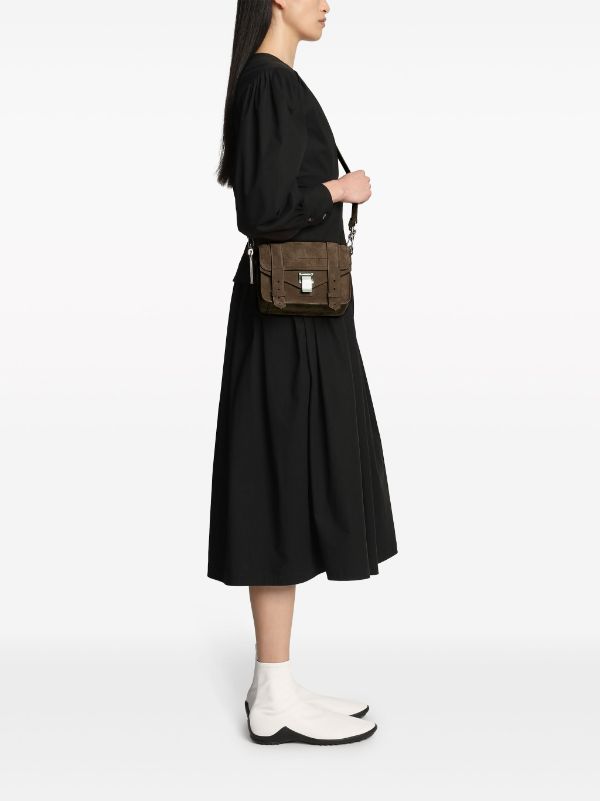 Proenza Schouler PS1 Mini Suede Crossbody Bag Farfetch