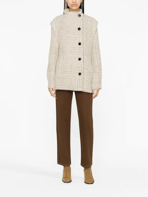 manteau iro carreaux