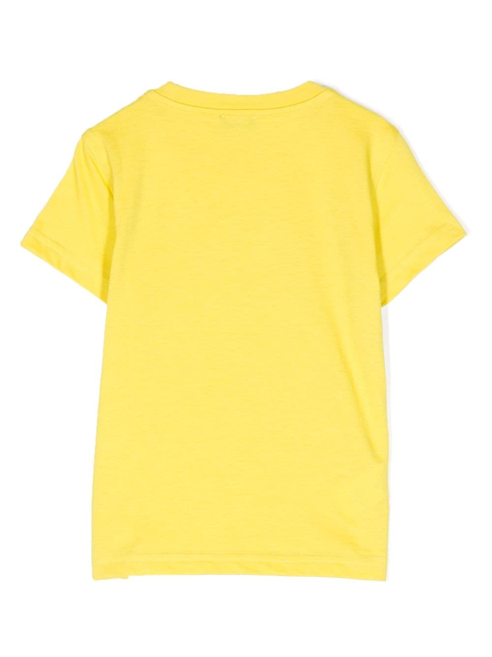 Shop Il Gufo Shark-print Cotton T-shirt In Yellow