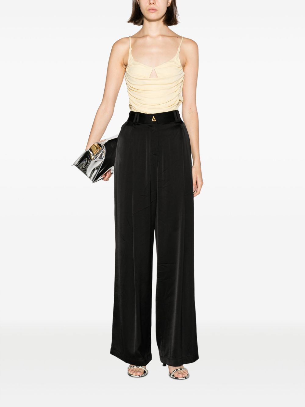 AERON Wellen wide-leg trousers - Black