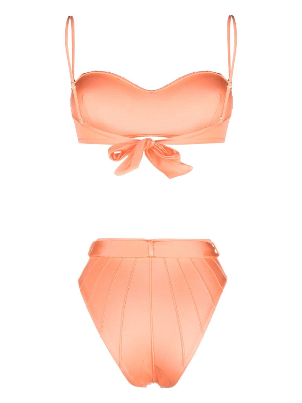 Noire Swimwear High waist bikini - Oranje