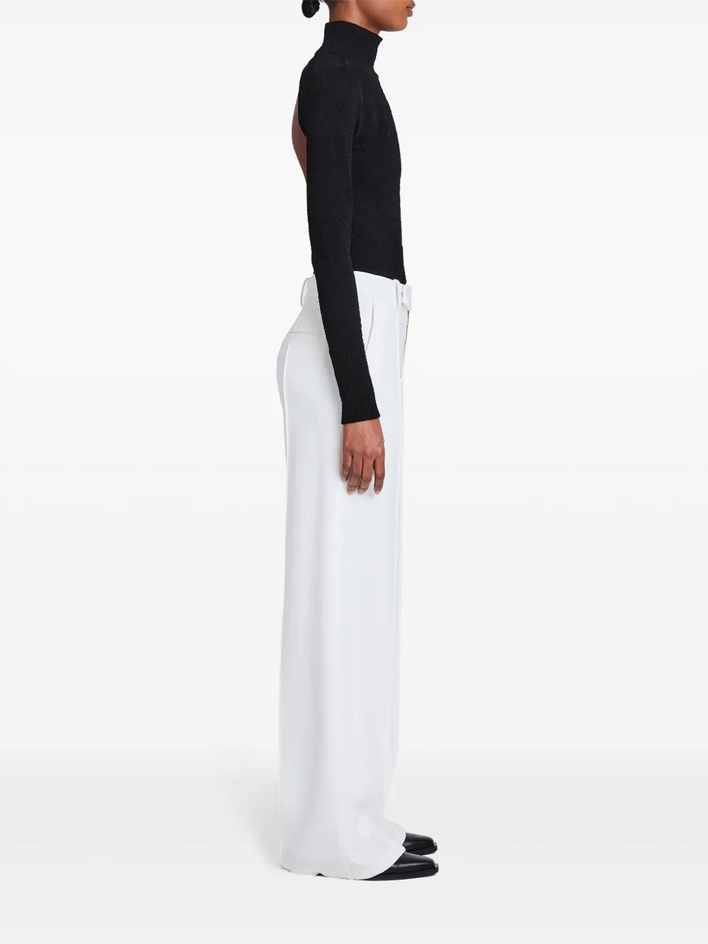 Proenza Schouler High waist broek Wit