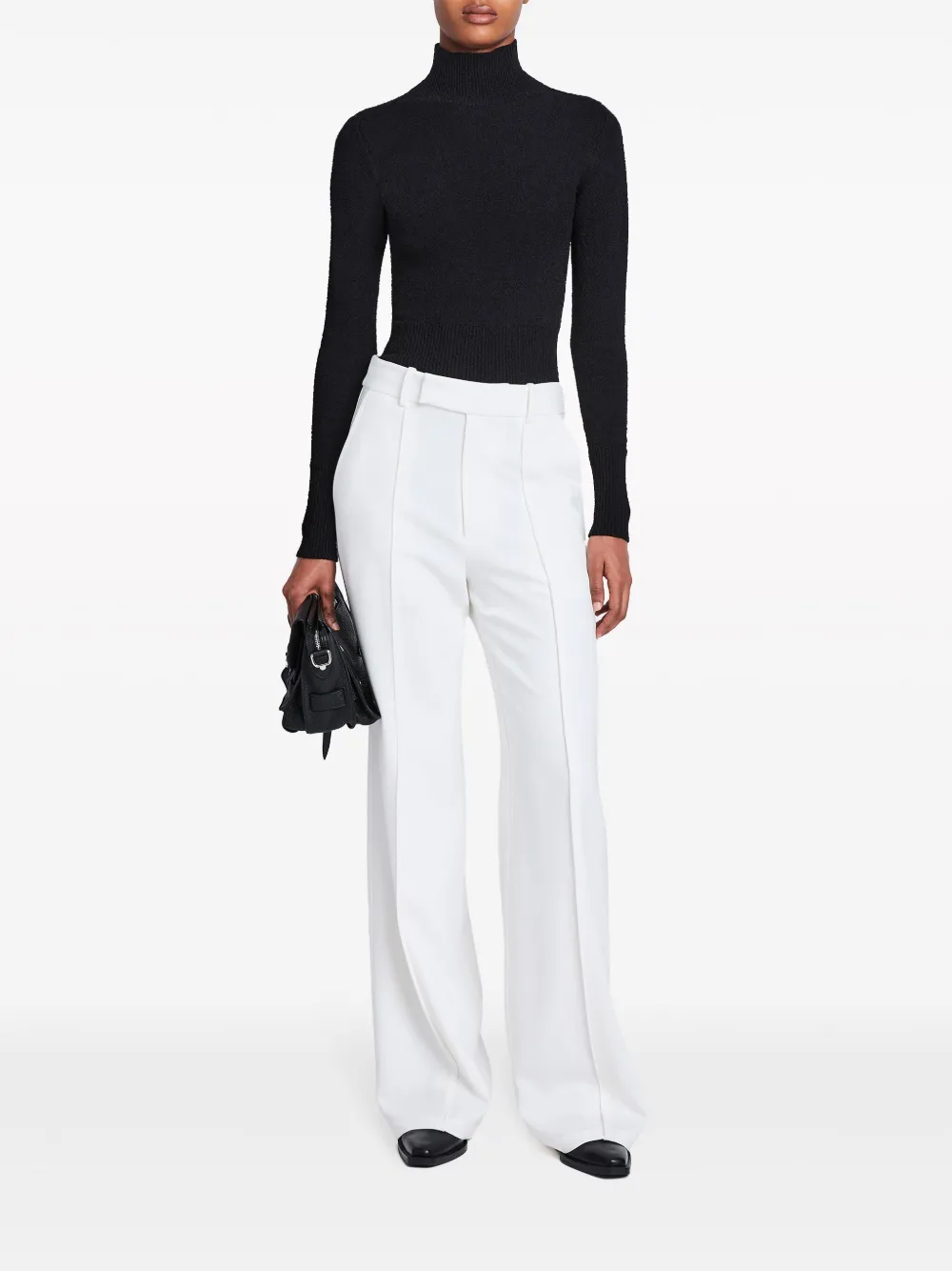 Proenza Schouler High waist broek Wit