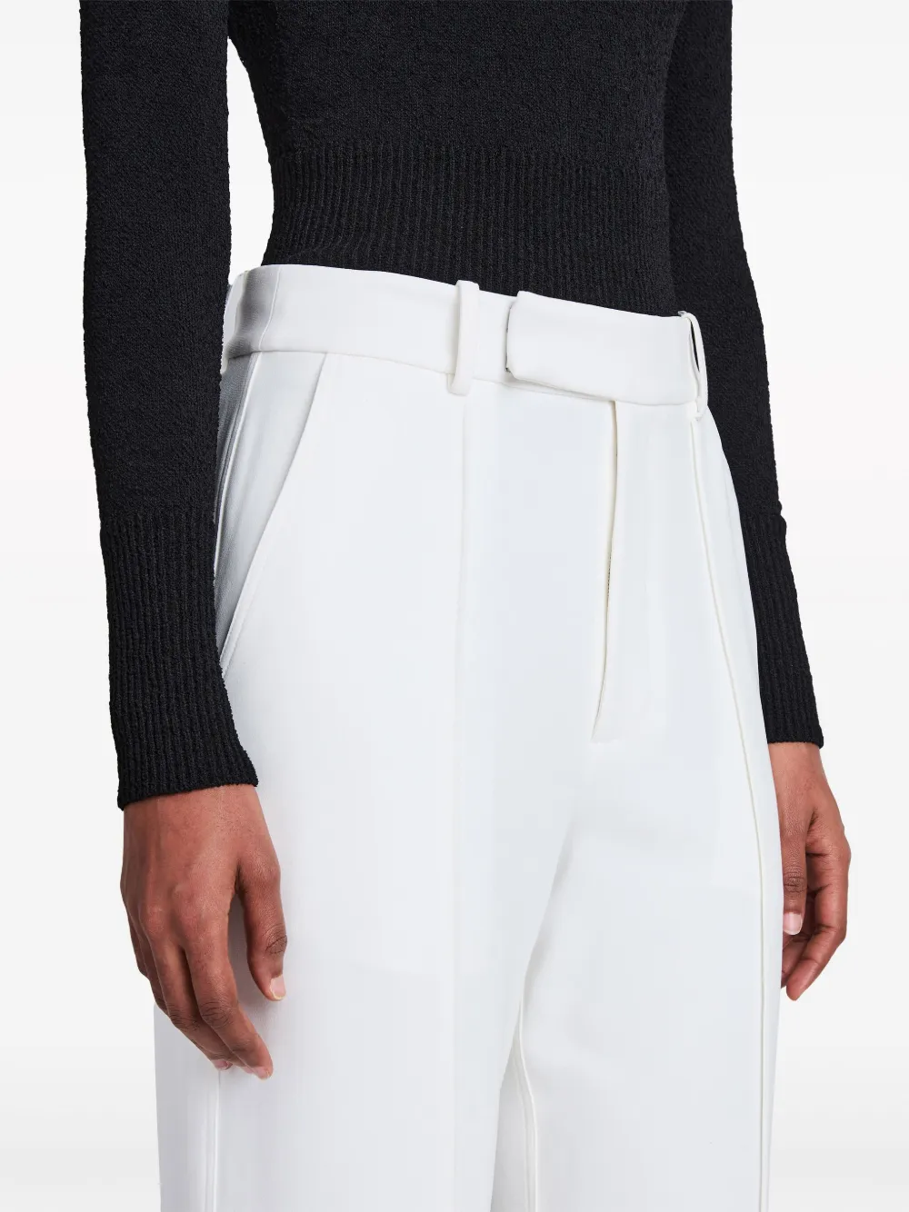 Proenza Schouler High waist broek Wit
