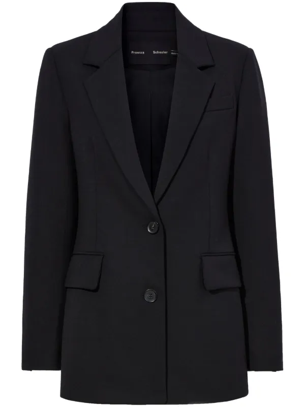 Proenza Schouler Single-breasted Tailored Blazer in Black