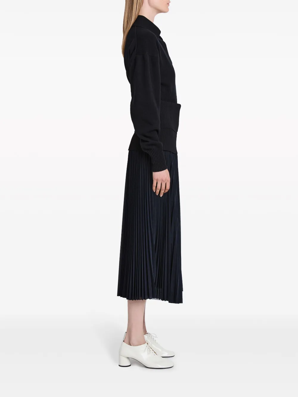 Shop Proenza Schouler V-neck Cashmere Jumper In Black