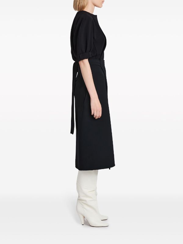 Proenza Schouler gathered detail Crepe Blouse Farfetch