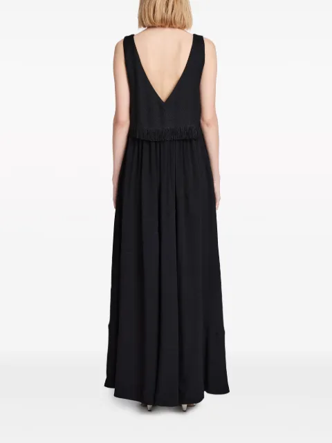 Proenza Schouler Lynda fringed layered maxi dress R2413006BY293 - 3