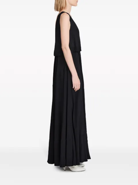 Proenza Schouler Lynda fringed layered maxi dress R2413006BY293 - 2