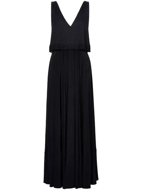 Proenza Schouler Lynda fringed layered maxi dress R2413006BY293 - 0