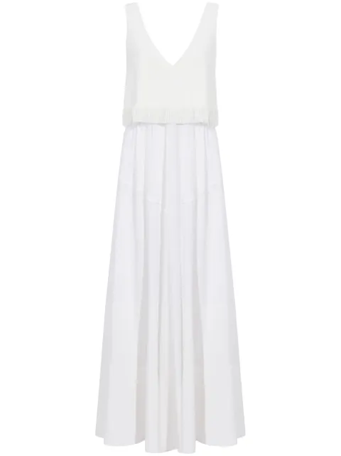 Proenza Schouler Lynda fringed layered maxi dress