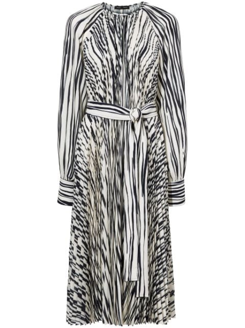 Proenza Schouler Carol stripe-print pleated dress