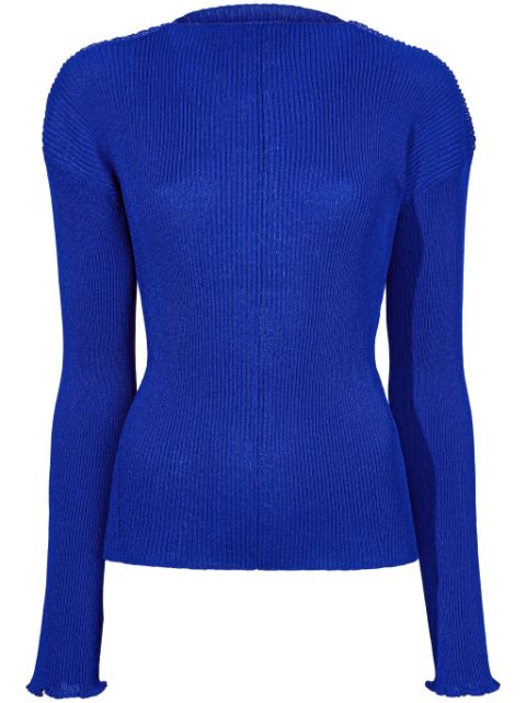 Proenza Schouler mock-neck ribbed sweatshirt