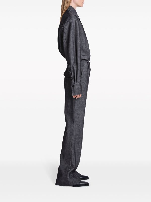 Proenza Schouler m lange effect wide leg Trousers Farfetch