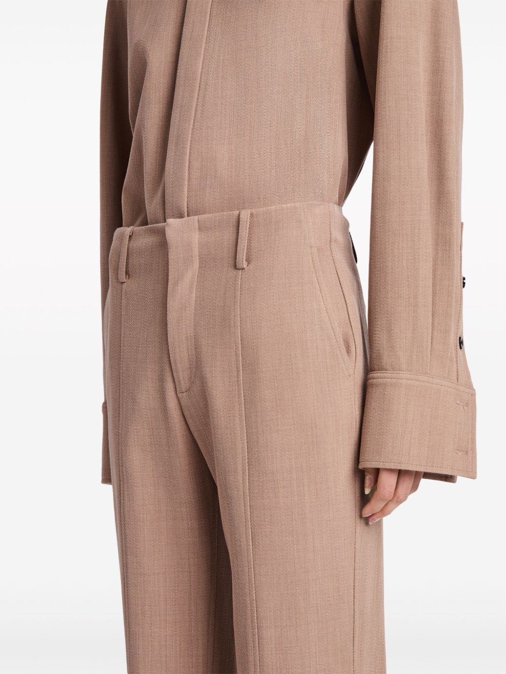 Proenza Schouler melange-effect wide-leg trousers Women