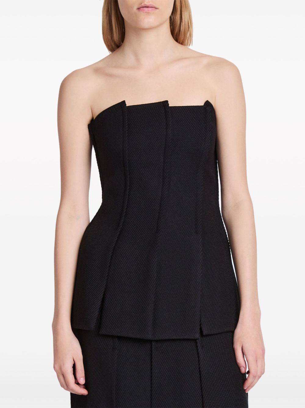 Proenza Schouler strapless zip-up top Women