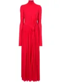 Proenza Schouler Meret tie-detail maxi dress - Red