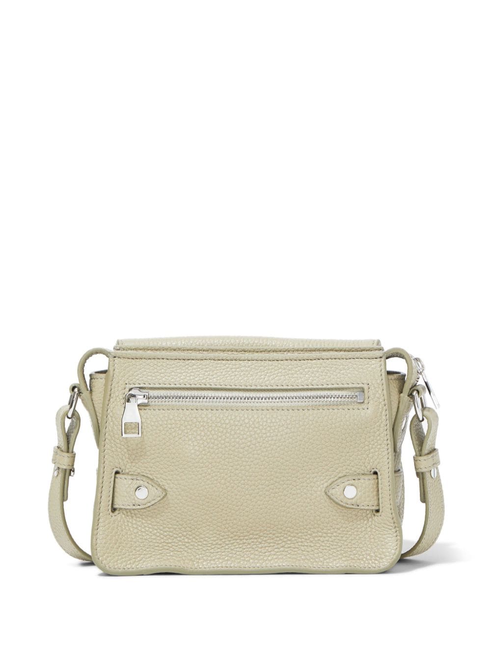 Shop Proenza Schouler Small Beacon Leather Saddle Bag In Neutrals