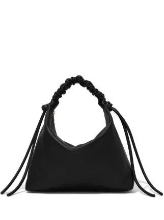 Proenza Schouler Medium Drawstring Leather Shoulder Bag | Black