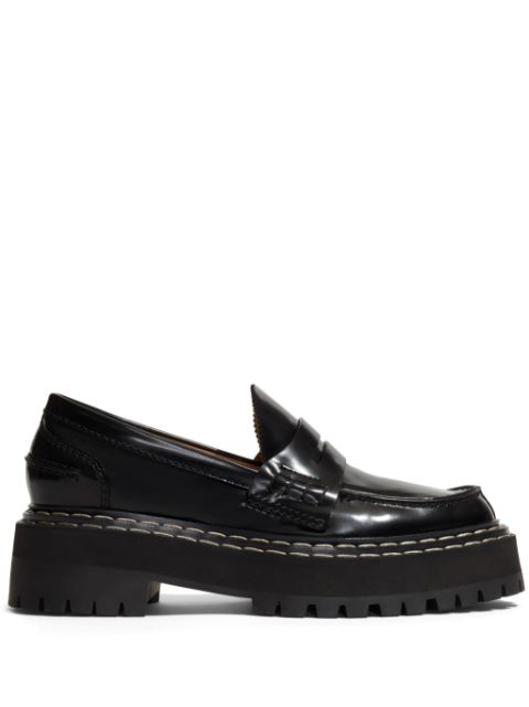 Proenza Schouler platform leather loafers Women