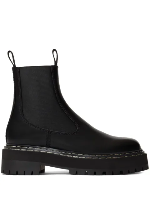 Proenza Schouler lug-sole leather Chelsea boots
