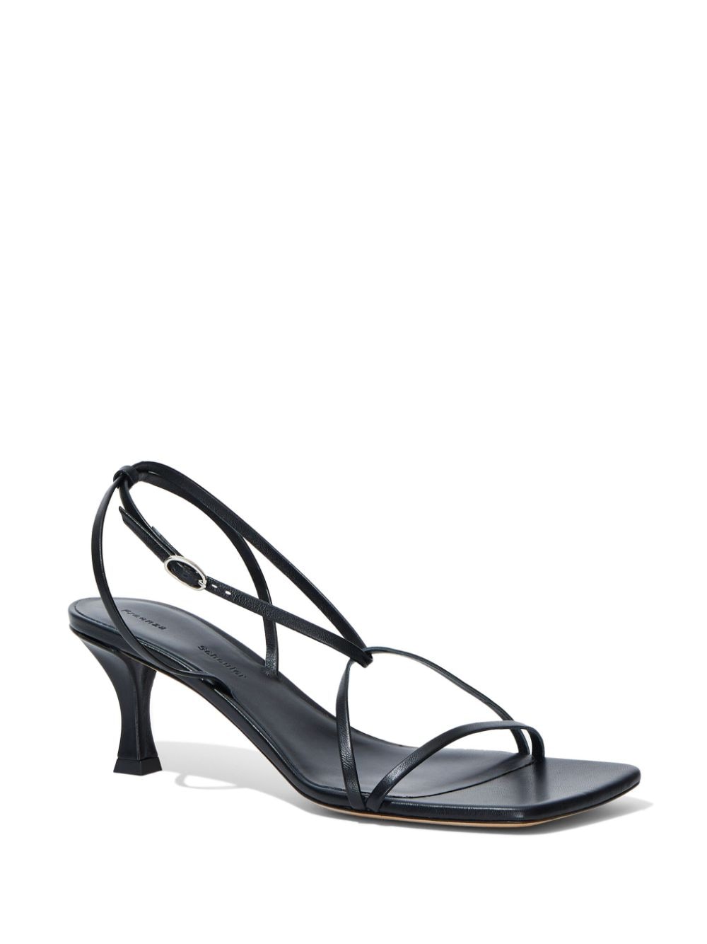 Proenza Schouler slingback leather sandals - Zwart