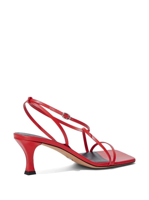 Proenza Schouler Square Flat Strappy 60mm Sandals Farfetch