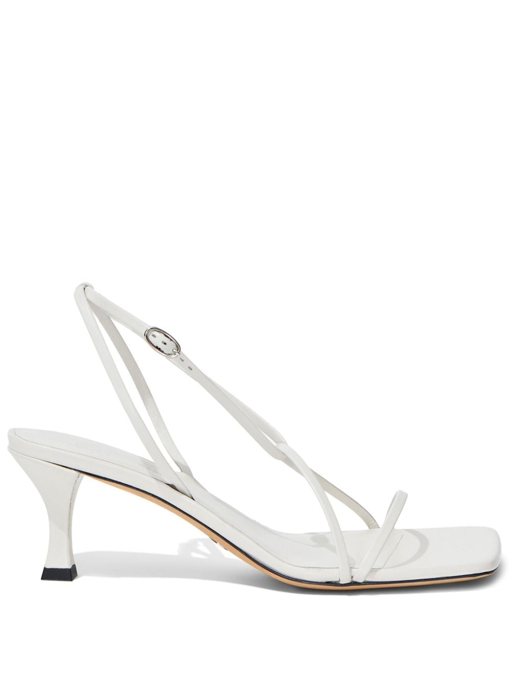Proenza Schouler 60mm Square-toe Leather Sandals In White