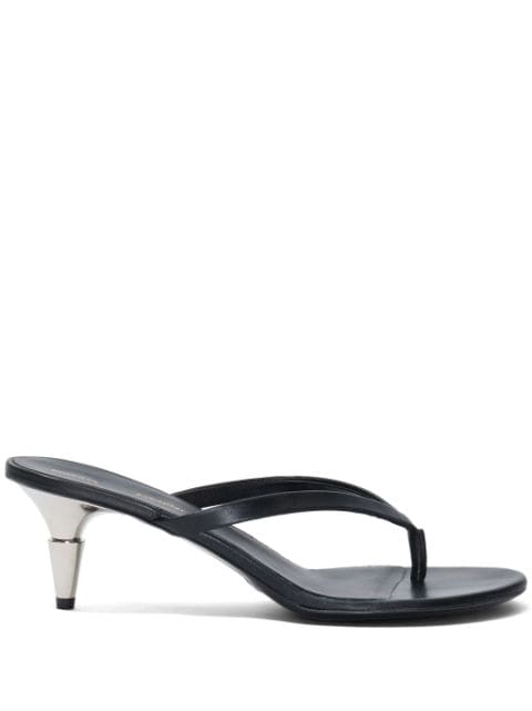 Proenza Schouler Spike 65mm leather thong sandals