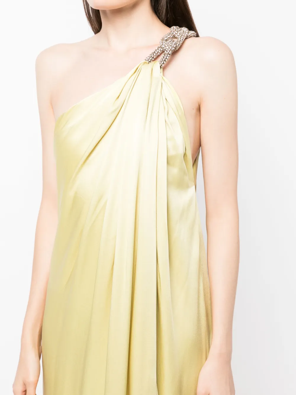 Stella McCartney Falabella oneshoulder chainstrap Gown Farfetch