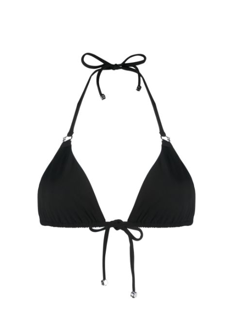 Nanushka Zaida triangle halterneck bikini top Women