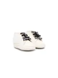 Balmain Kids lace-up leather boots - Neutrals