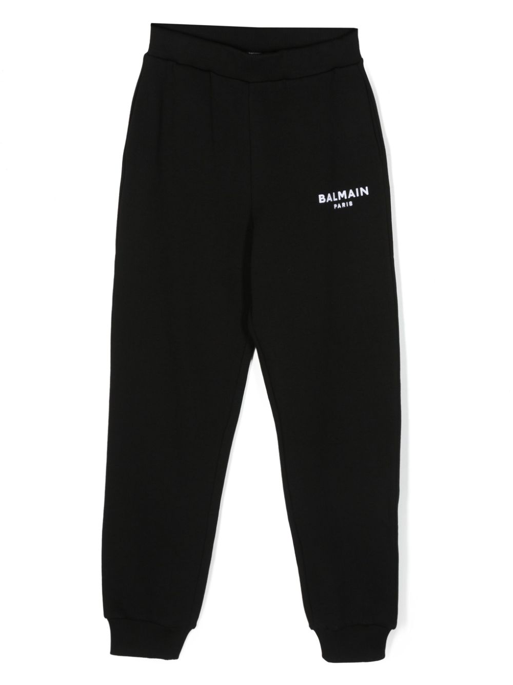 Balmain Kids logo-print cotton track pants - Black