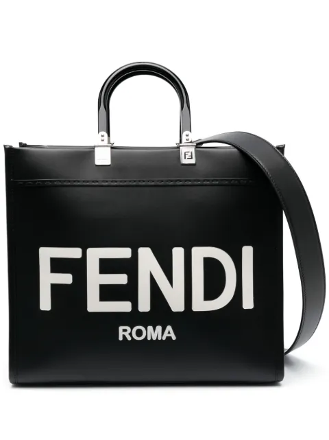 FENDI medium Sunshine leather tote bag