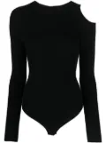 AERON cut-out bodysuit - Black