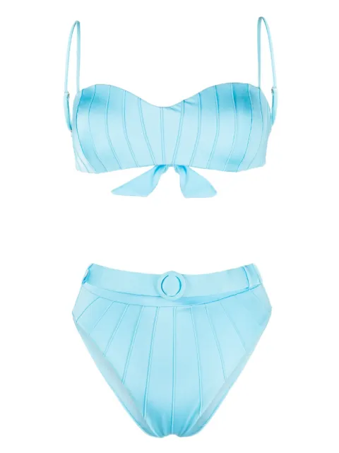 Noire Swimwear bikini con tiro alto