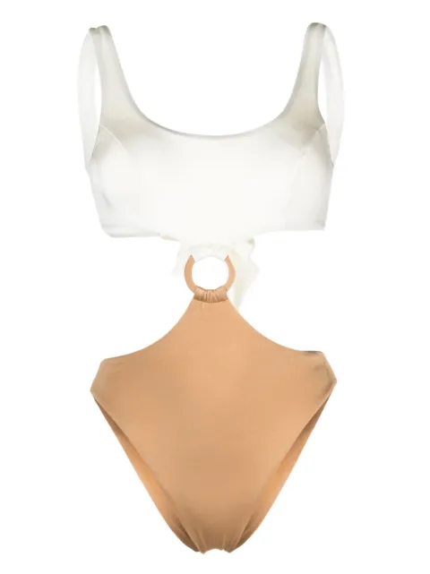 Noire Swimwear traje de baño con detalle de aberturas