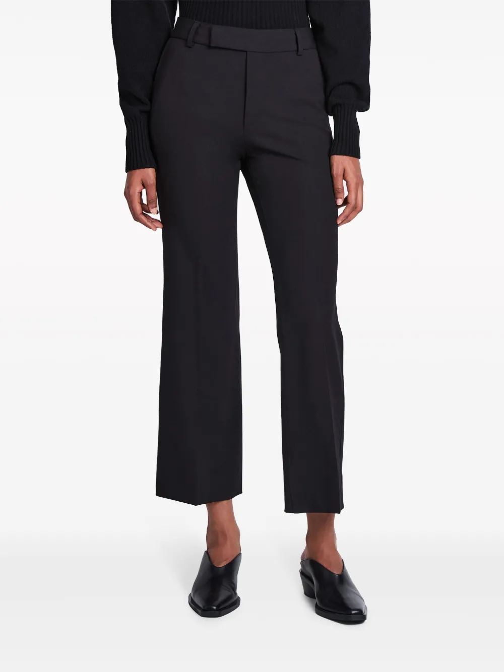 Shop Proenza Schouler Marlene Tailored Trousers In Black